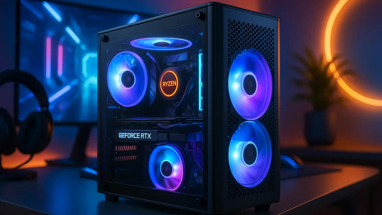 PC Gamer ITX Arena com RTX 4060 e Ryzen 5: Desempenho e Estilo em um Só Lugar