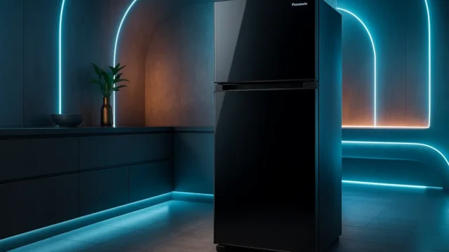 Geladeira Panasonic BB41 Black Glass 397L: Design e Eficiência