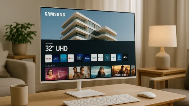 Smart Monitor Samsung M8 32 UHD: Plataforma Completa para Usuários Modernos