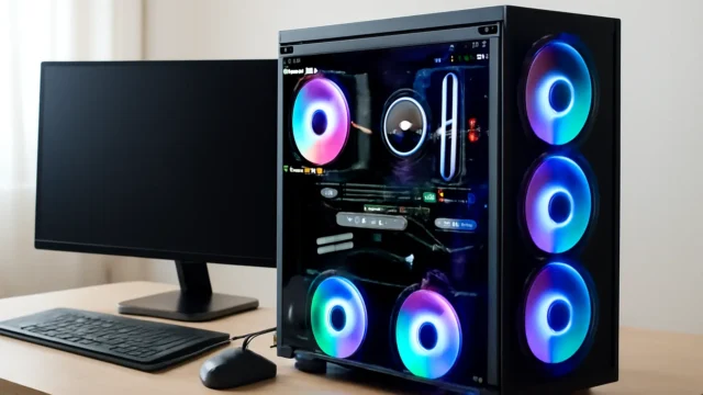PC Gamer Live Ryzen 5 5500, 16GB RAM RGB, NVME M.2 500GB, RTX 3050 6GB, Gabinete com 4 Ventoinhas RGB