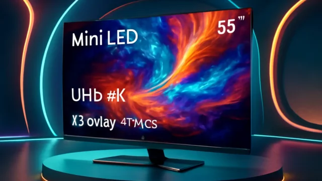 Hisense Smart TV UHD 4K Mini LED 55" - Qualidade Imersiva com AI e Dolby Atmos
