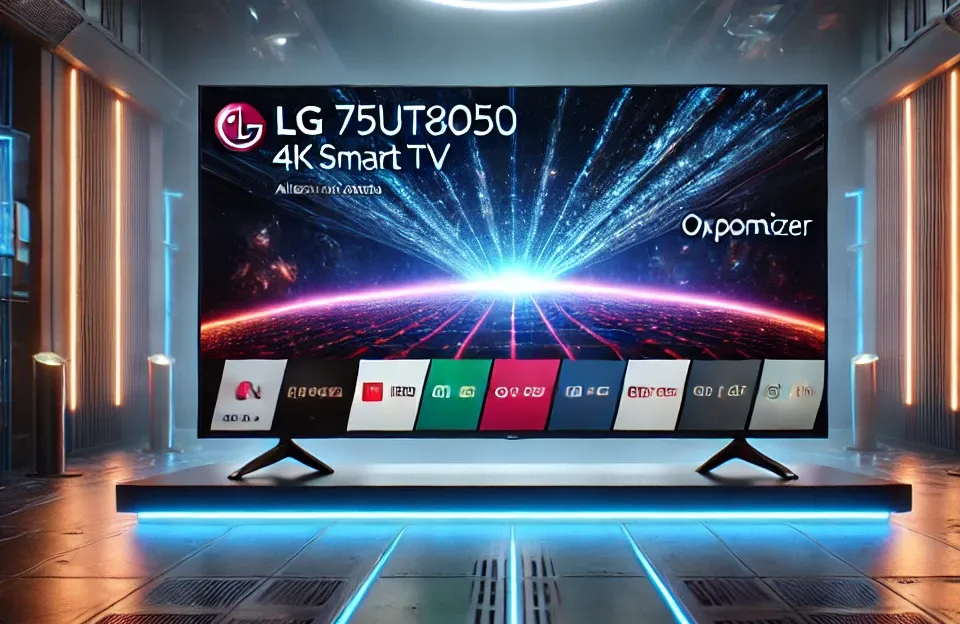 Smart TV LG 75UT8050 4K com Alexa e Otimizador de Jogos