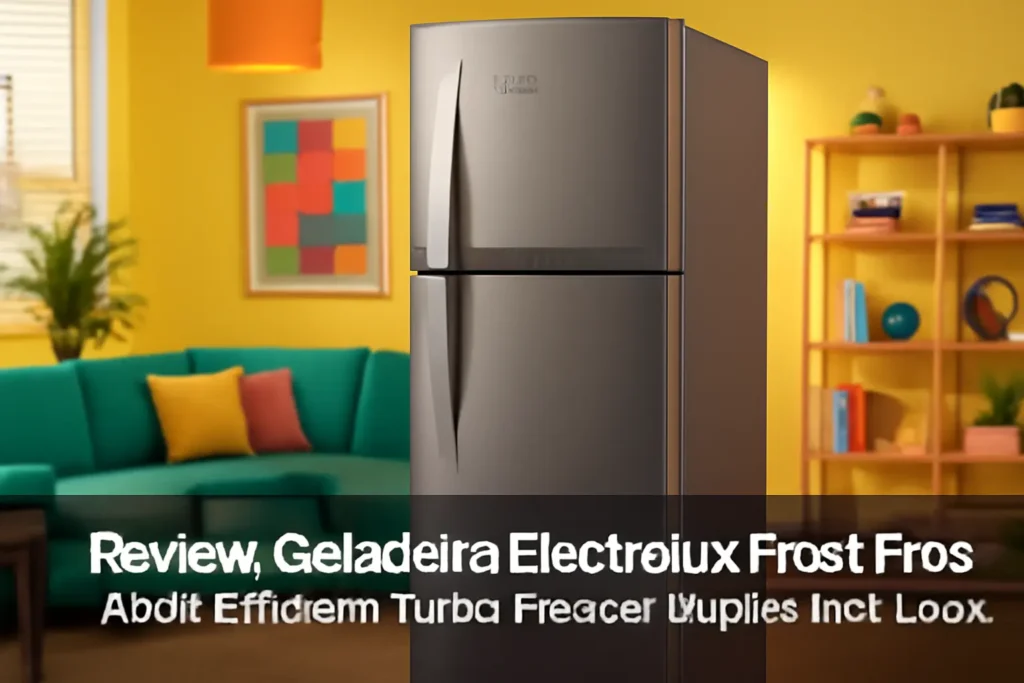 Geladeira Electrolux Frost Free 400L Efficient Turbo Freezer Duplex Inox Look