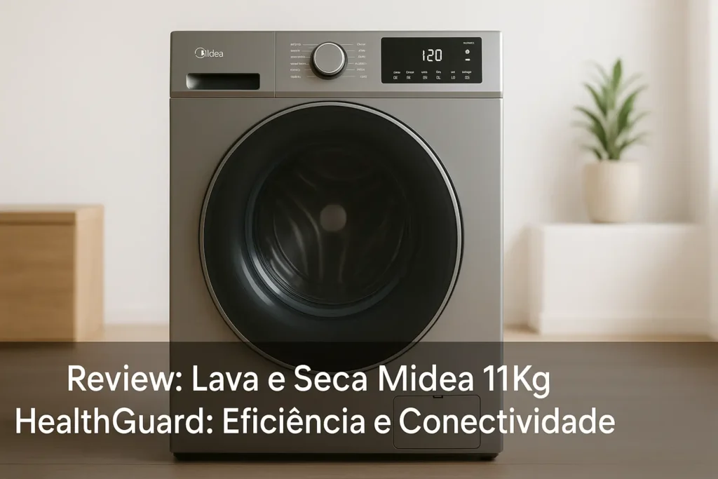 Lava e Seca Midea 11Kg HealthGuard: Eficiência e Conectividade