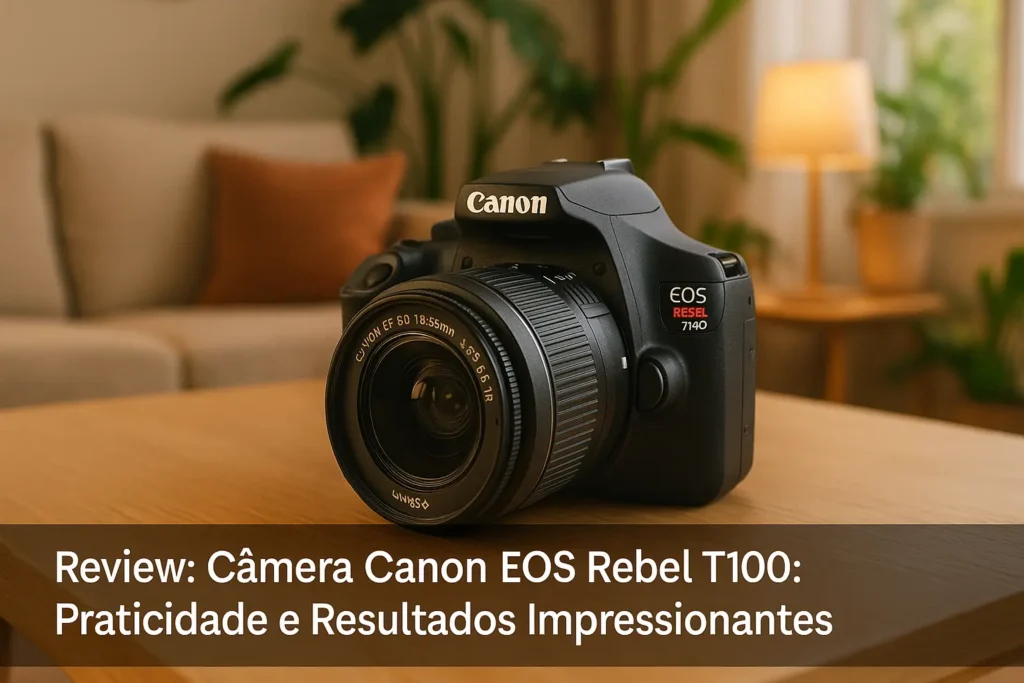 Câmera Canon EOS Rebel T100: Praticidade e Resultados Impressionantes