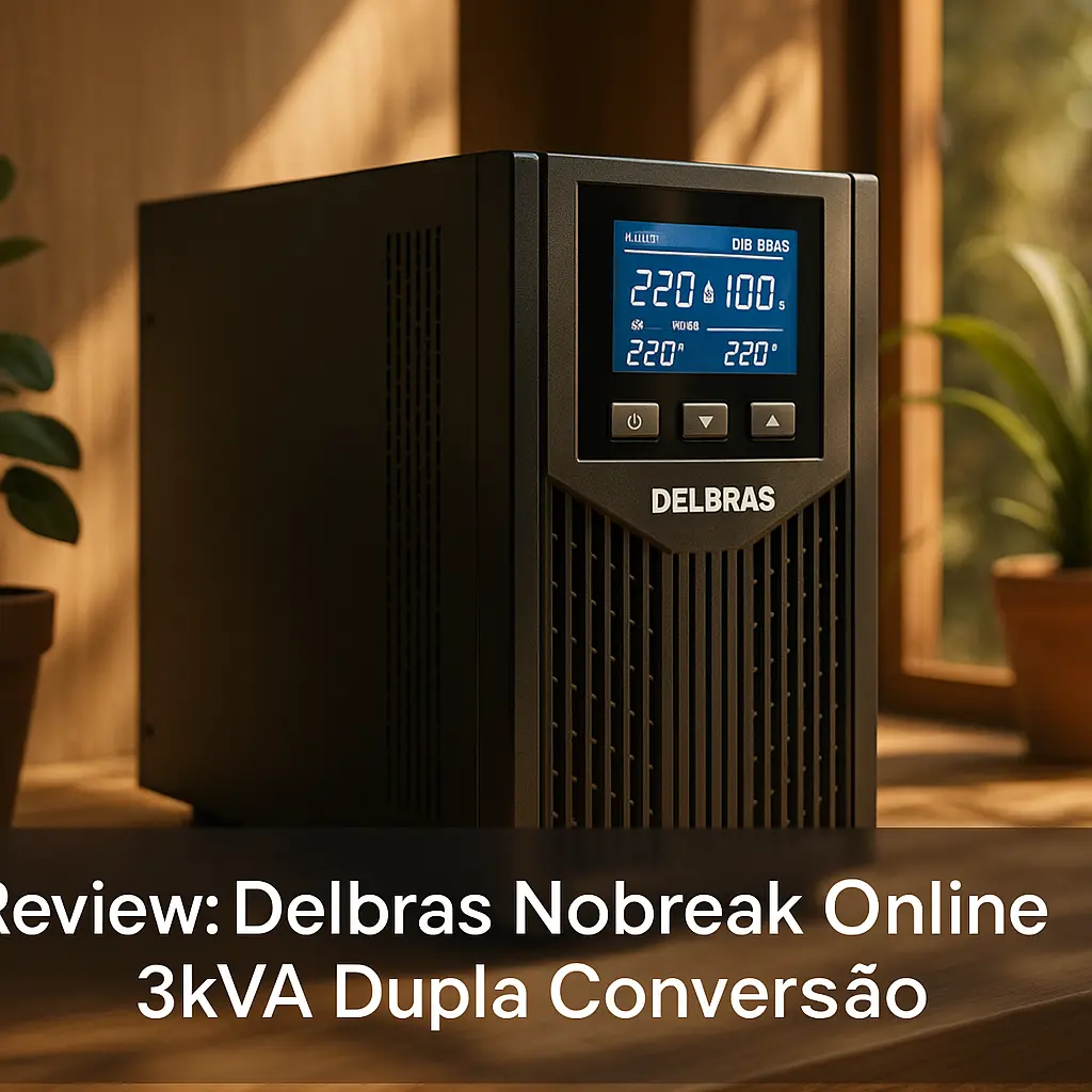 Delbras Nobreak Online 3kVA Dupla Conversão