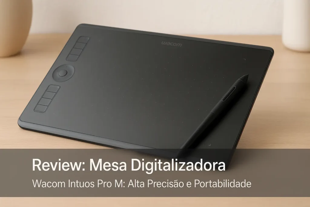 Mesa Digitalizadora Wacom Intuos Pro M: Alta Precisão e Portabilidade