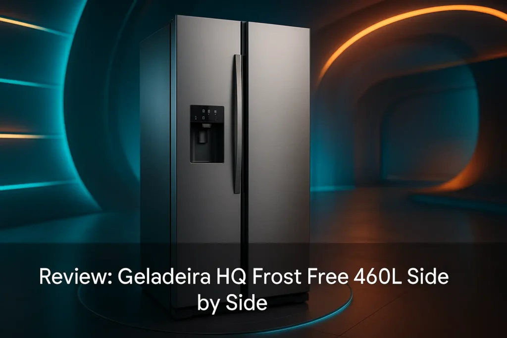 Geladeira HQ Frost Free 460L Side by Side: Espaço e Eficiência