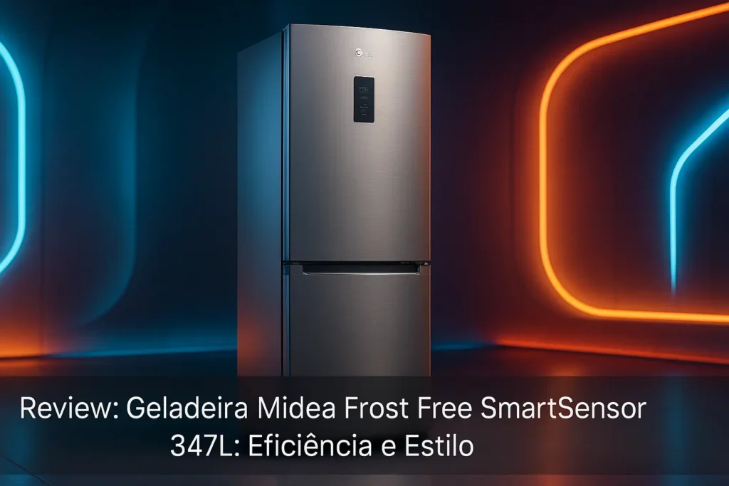 Geladeira Midea Frost Free SmartSensor 347L: Eficiência e Estilo