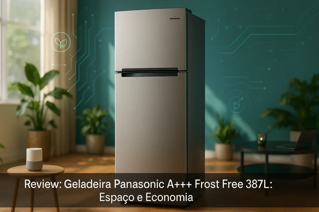 Geladeira Panasonic A+++ Frost Free 387L: Espaço e Economia