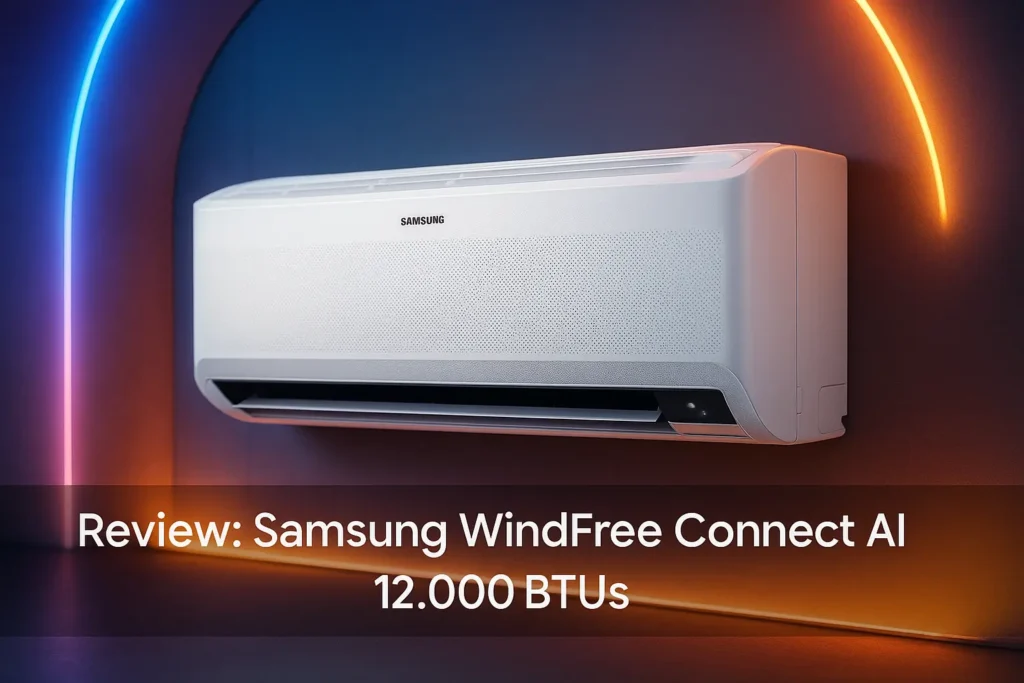 Samsung WindFree Connect AI 12.000 BTUs: Frio Inteligente e Sem Vento