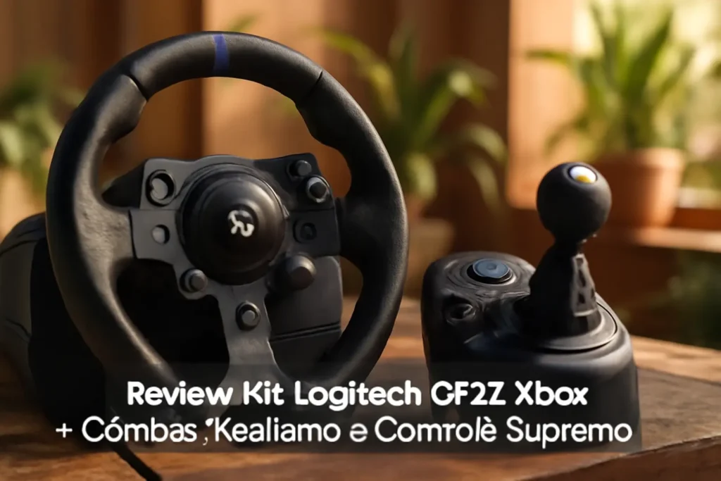 Kit Logitech G923 Xbox + Câmbio: Realismo e Controle Supremo
