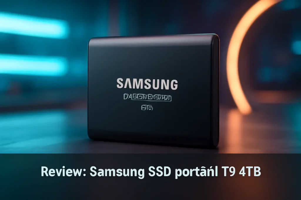 SAMSUNG SSD portátil T9 4TB: Velocidade e Desempenho Imbatíveis para Jogos e Profissionais