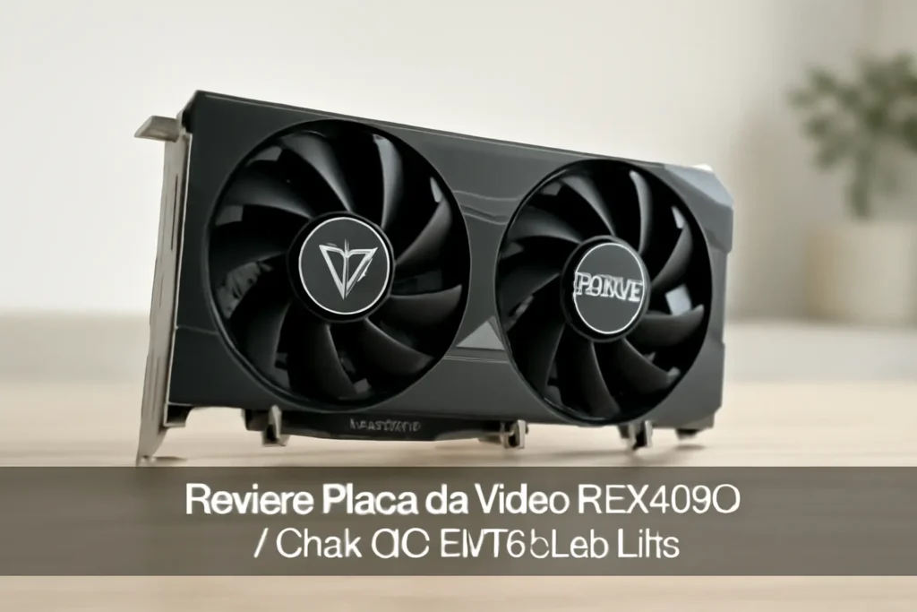 Placa de Vídeo RTX4060 1-Click OC 2X TecLab Lite NVIDIA GeForce