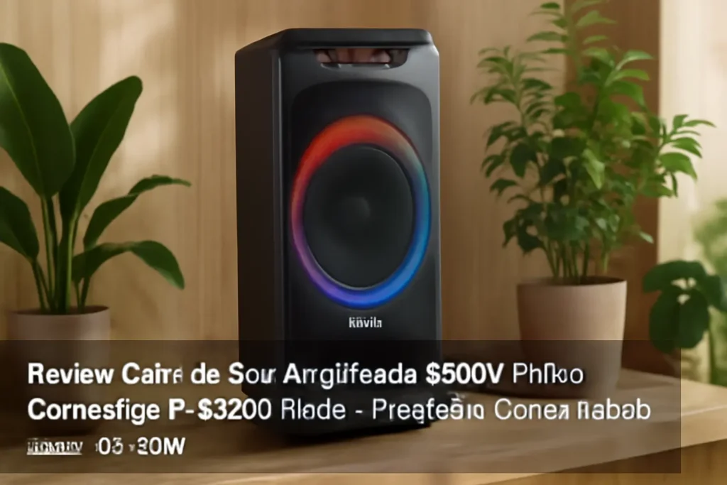Caixa de Som Amplificada 3500W Philco Connection PCX35000 Bivolt – Potência e Conectividade para Seu Som