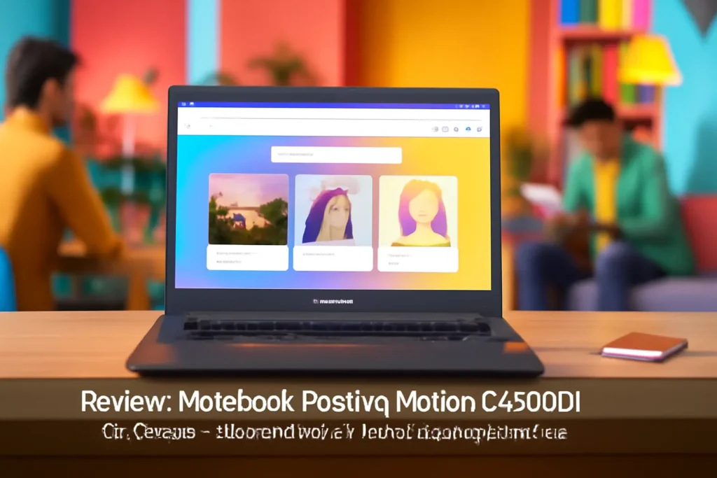 Notebook Positivo Motion C4500Di 4GB 500GB - Um Companheiro Ideal para Tarefas Diárias