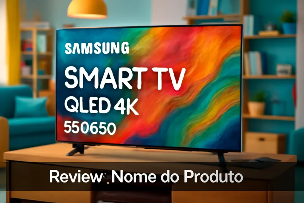 Samsung Smart TV 55" QLED 4K 55Q65D - Design AirSlim e Tecnologia de Pontos Quânticos