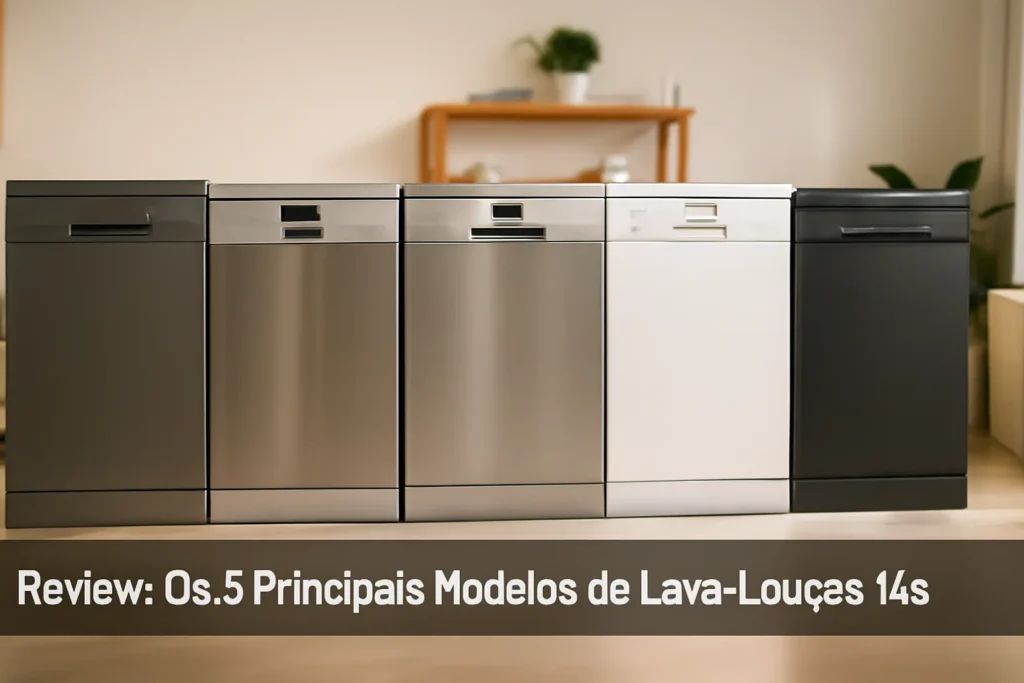 Os 5 Principais Modelos de  lava louças 14s