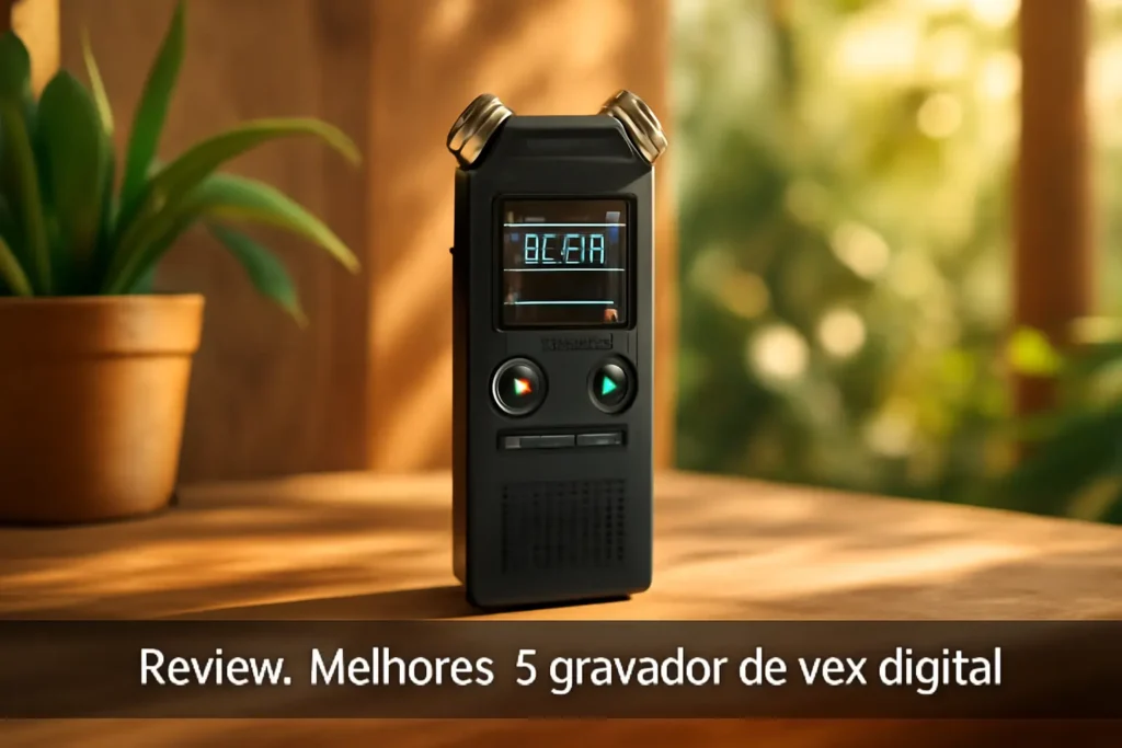 Melhores 5 gravador de voz digital