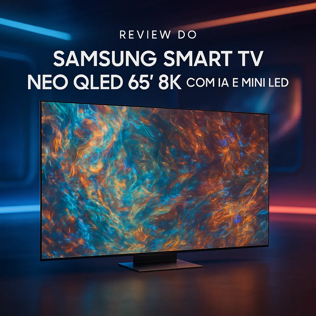Samsung Smart TV Neo QLED 65" 8K com IA e Mini LED
