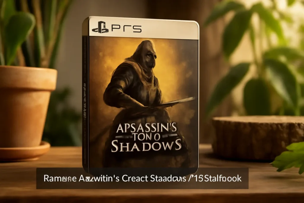 Top Cinco Modelos de Assassins Creed Shadows PS5 steelbook