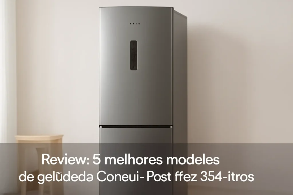 5 Melhores Modelos de geladeira Consul frost free 386 litros