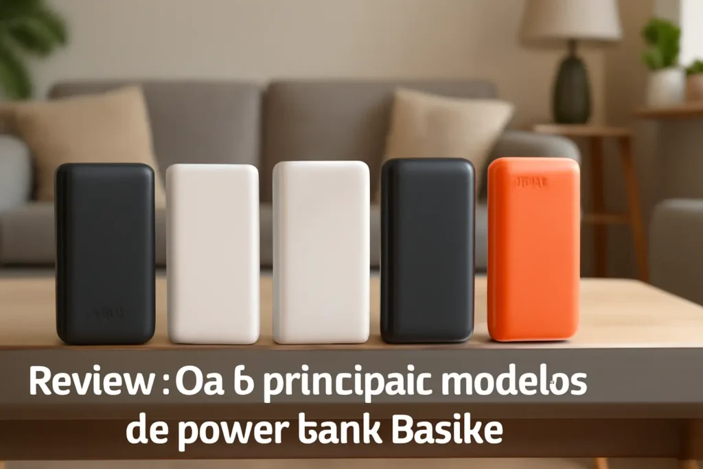 Os 5 Principais Modelos de power bank Basike