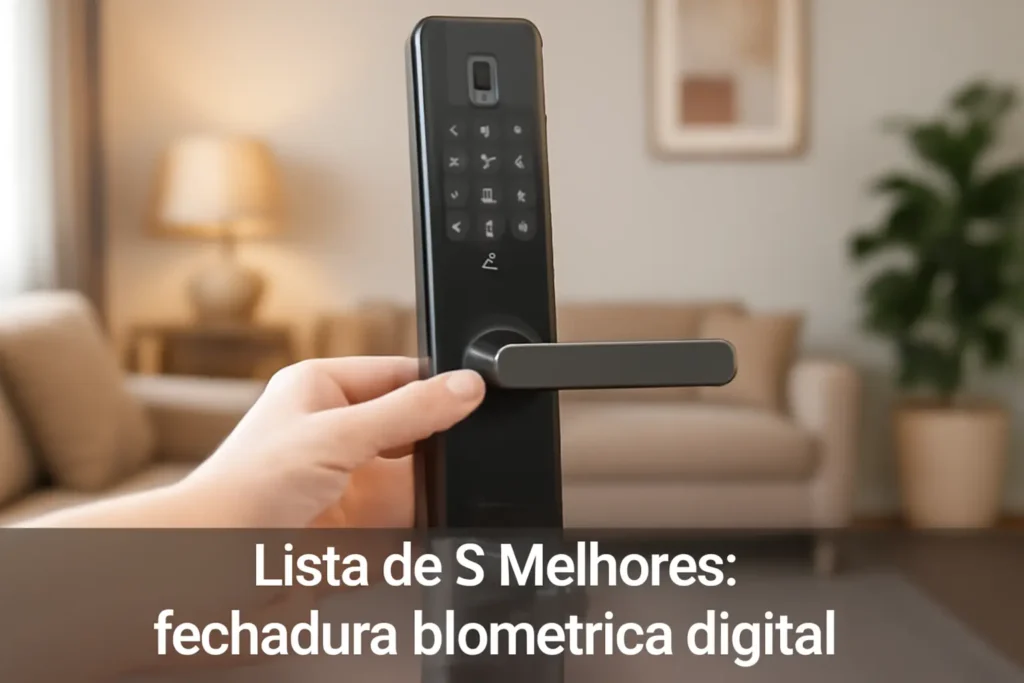 Lista de 5 Melhores: fechadura biométrica digital