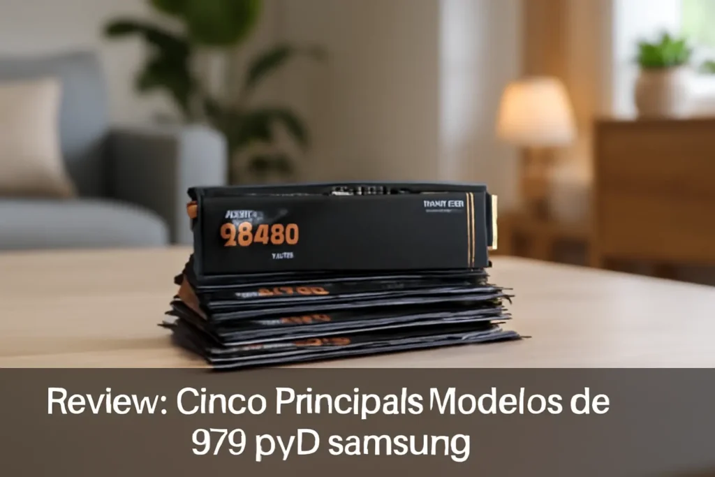 Cinco Principais Modelos de 970 EVO Samsung