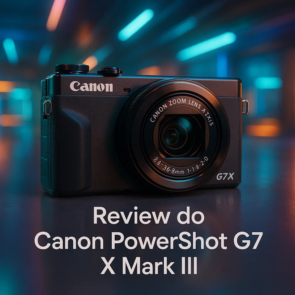 Canon Powershot G7 X Mark III com Wi-Fi e 4K
