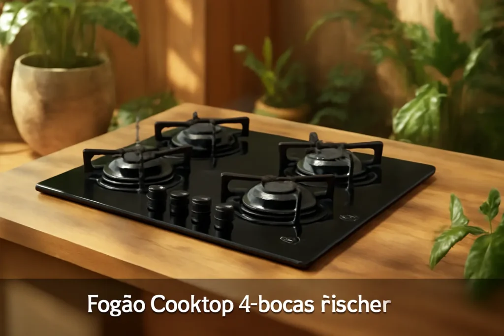 Principais Cinco fogão cooktop 4 bocas fischer