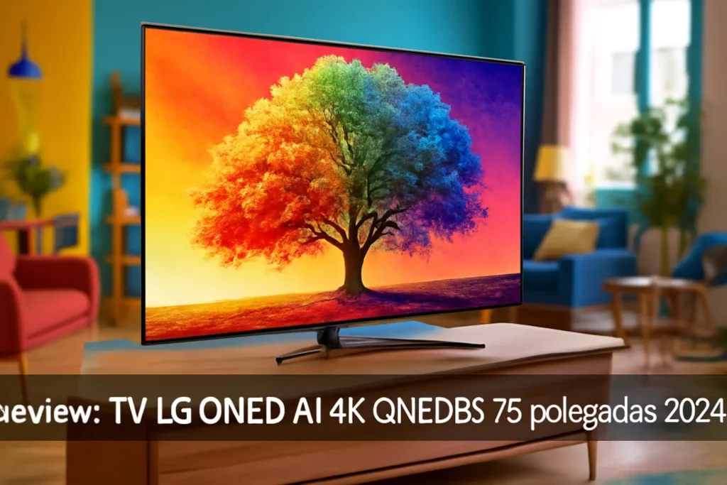 Top Cinco smart TV LG QNED AI 4k QNED85 75 polegadas 2024