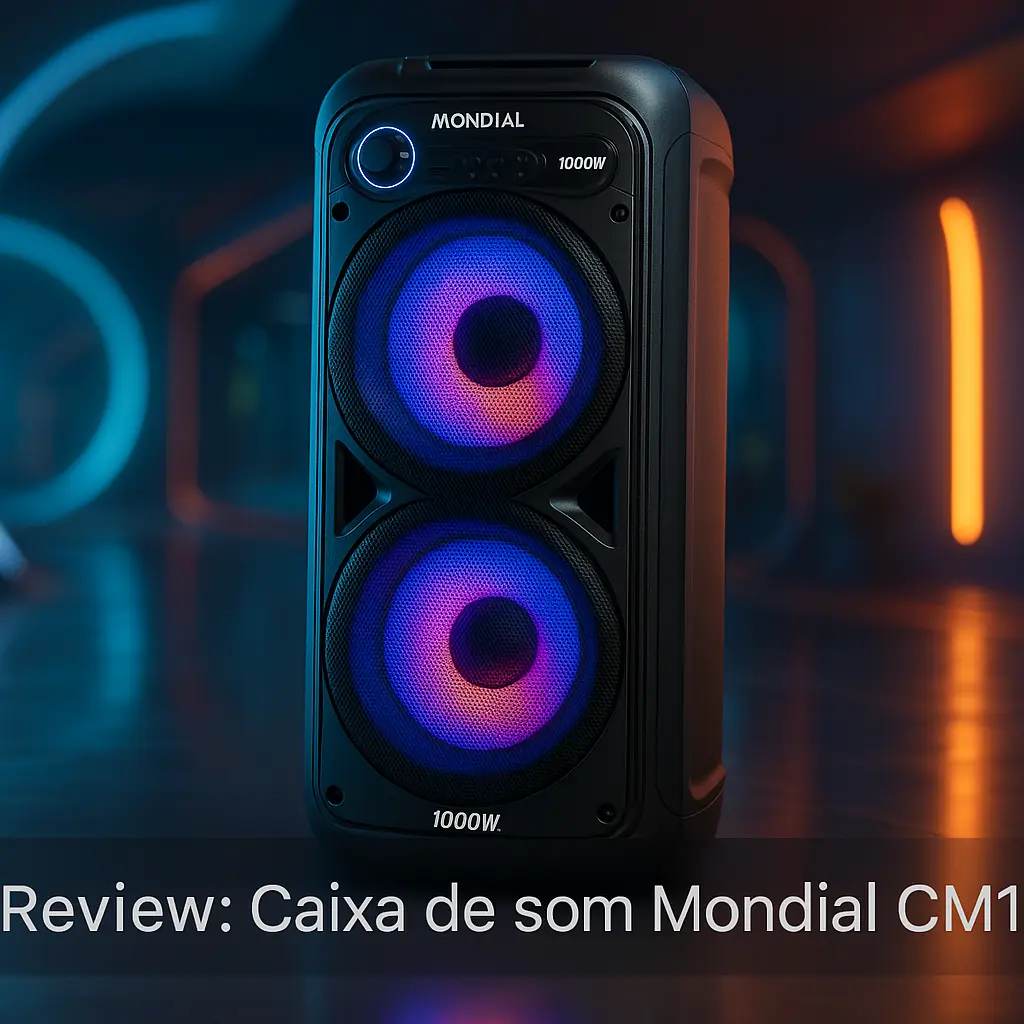 Top Cinco Caixa de som Mondial 1000w cm15