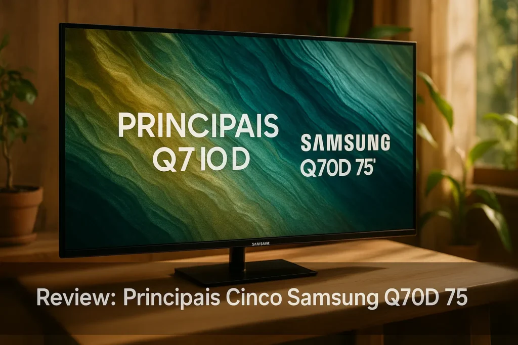 Principais Cinco Samsung Q70d 75