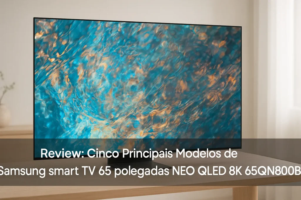 Cinco Principais Modelos de Samsung smart TV 65 polegadas NEO QLED 8k 65qn800b