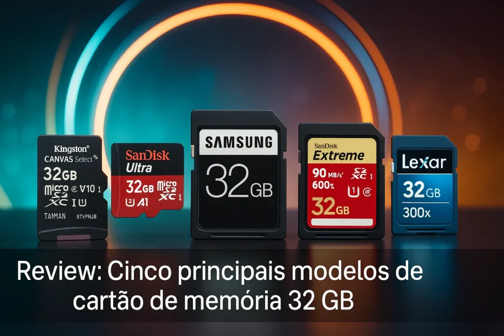 Cinco Principais Modelos de Cartao De Memoria 32 Gb