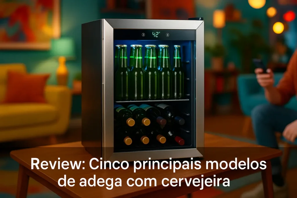 Cinco Principais Modelos de adega com cervejeira