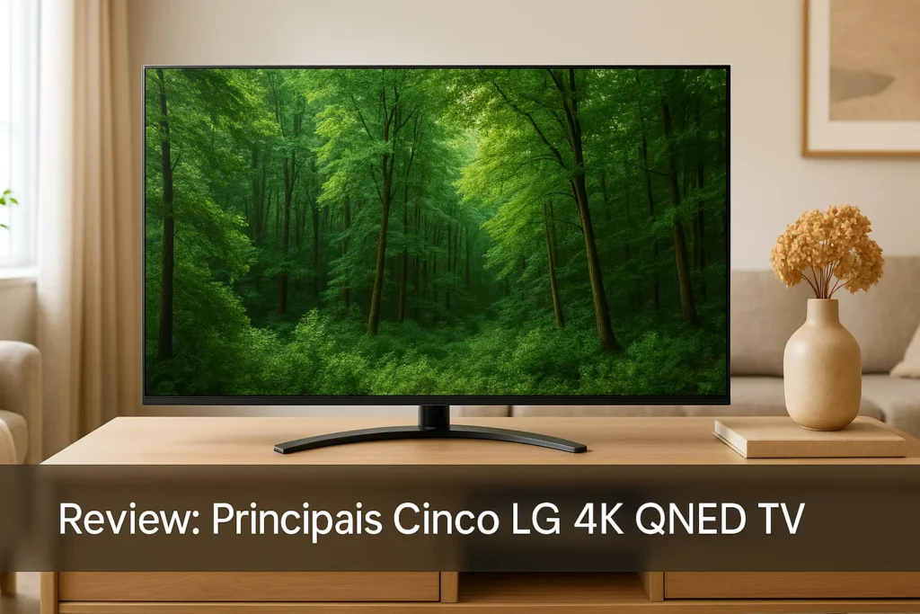 Principais Cinco LG 4k QNED TV