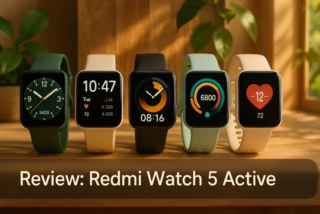 Cinco Principais Modelos de Redmi watch 5 active review