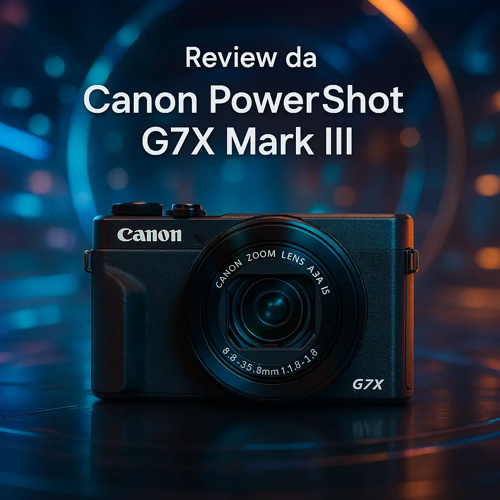 Canon Powershot G7X Mark III: Câmera Compacta com Vídeo 4K e Wi-Fi
