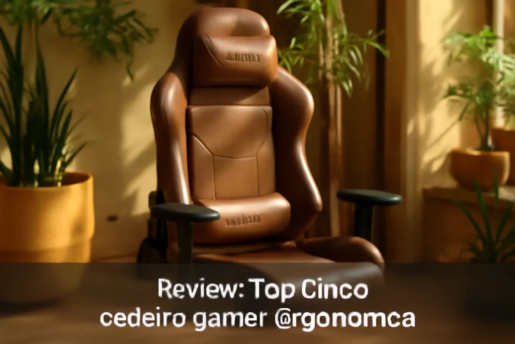 Top Cinco cadeira gamer ergonômica