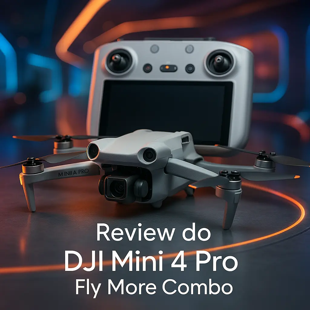 DJI Mini 4 Pro Fly More Combo: leve, potente e com tela integrada