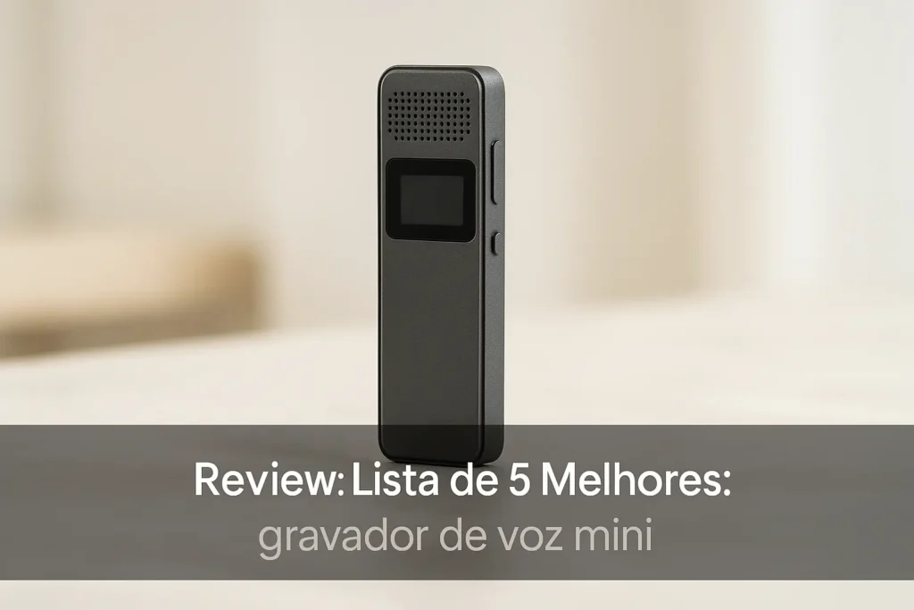 Lista de 5 Melhores: gravador de voz mini