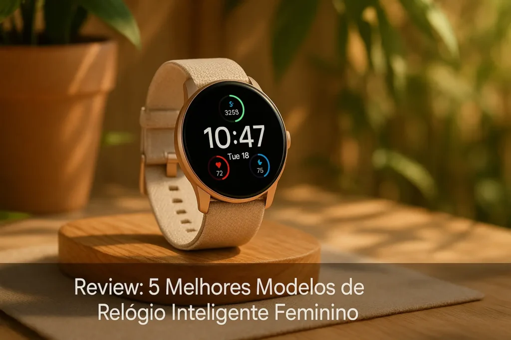 5 Melhores Modelos de Relogio Inteligente Feminino