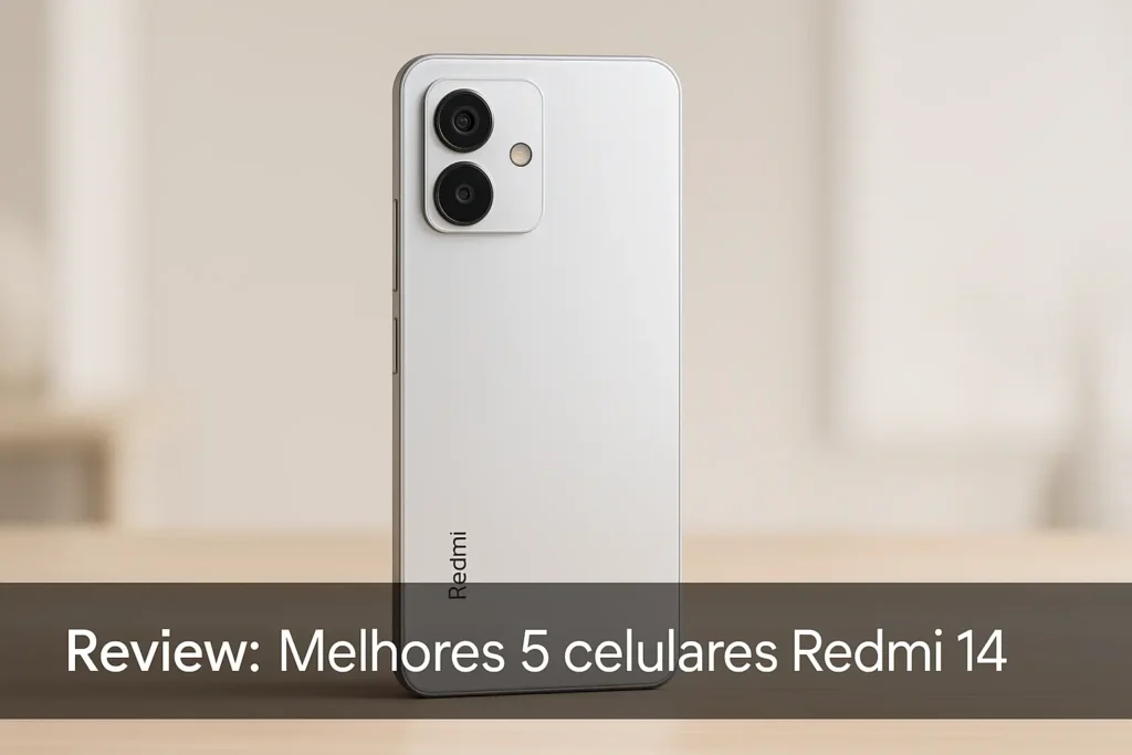 Melhores 5 celulares Redmi 14
