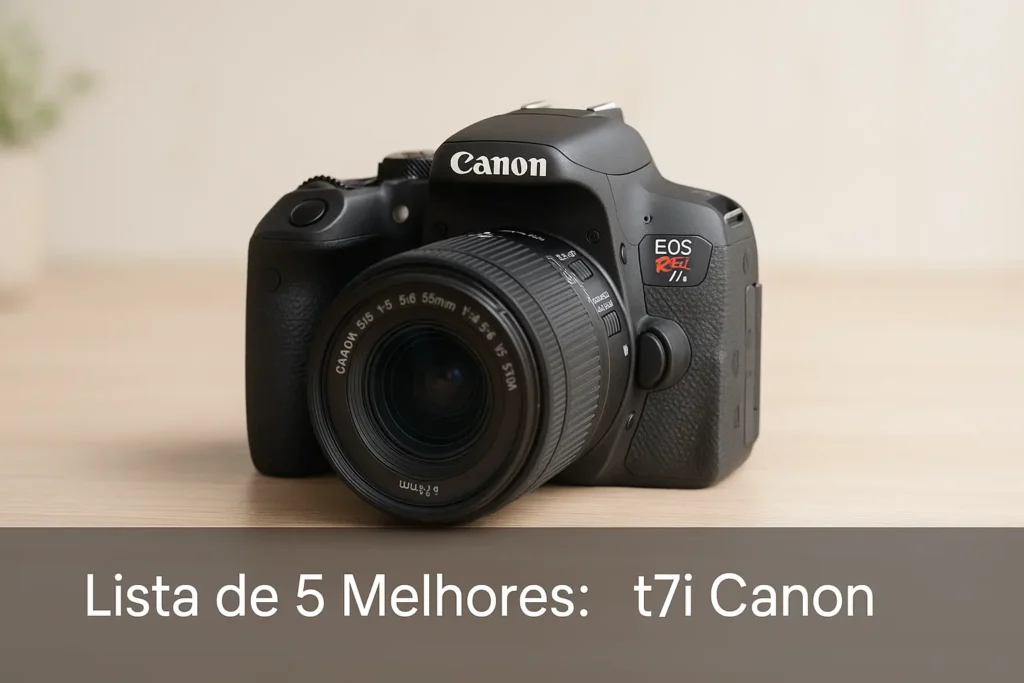 Lista de 5 Melhores: t7i Canon