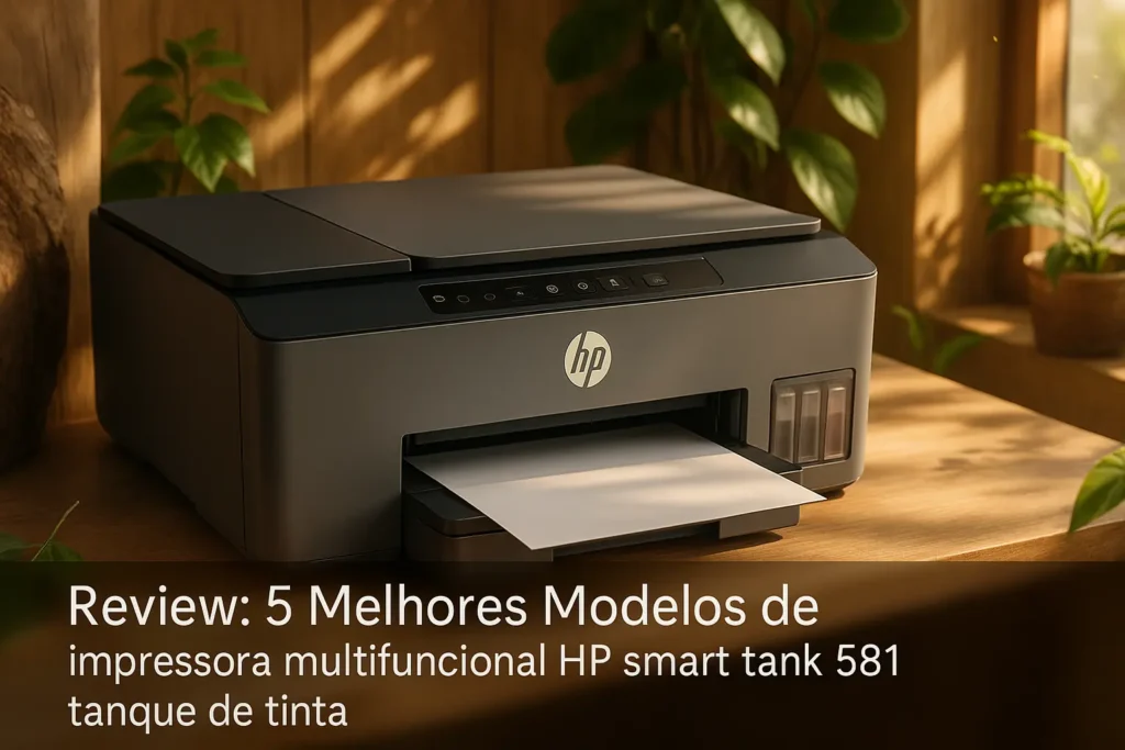 5 Melhores Modelos de impressora multifuncional HP smart tank 581 tanque de tinta