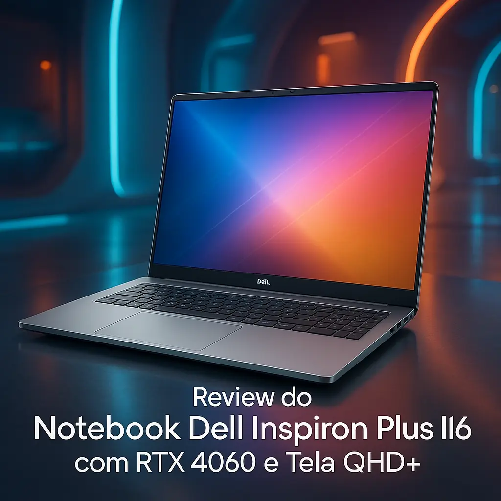 Notebook Dell Inspiron Plus I16 com RTX 4060 e Tela QHD+
