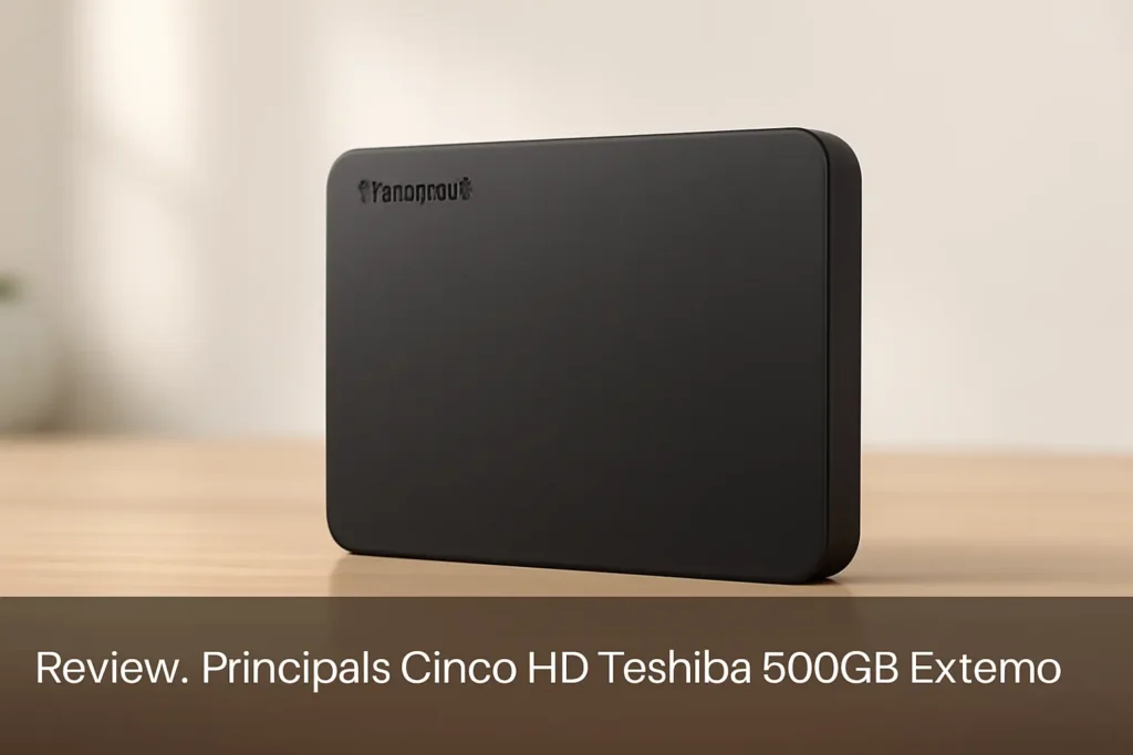 Principais Cinco hd Toshiba 500gb externo
