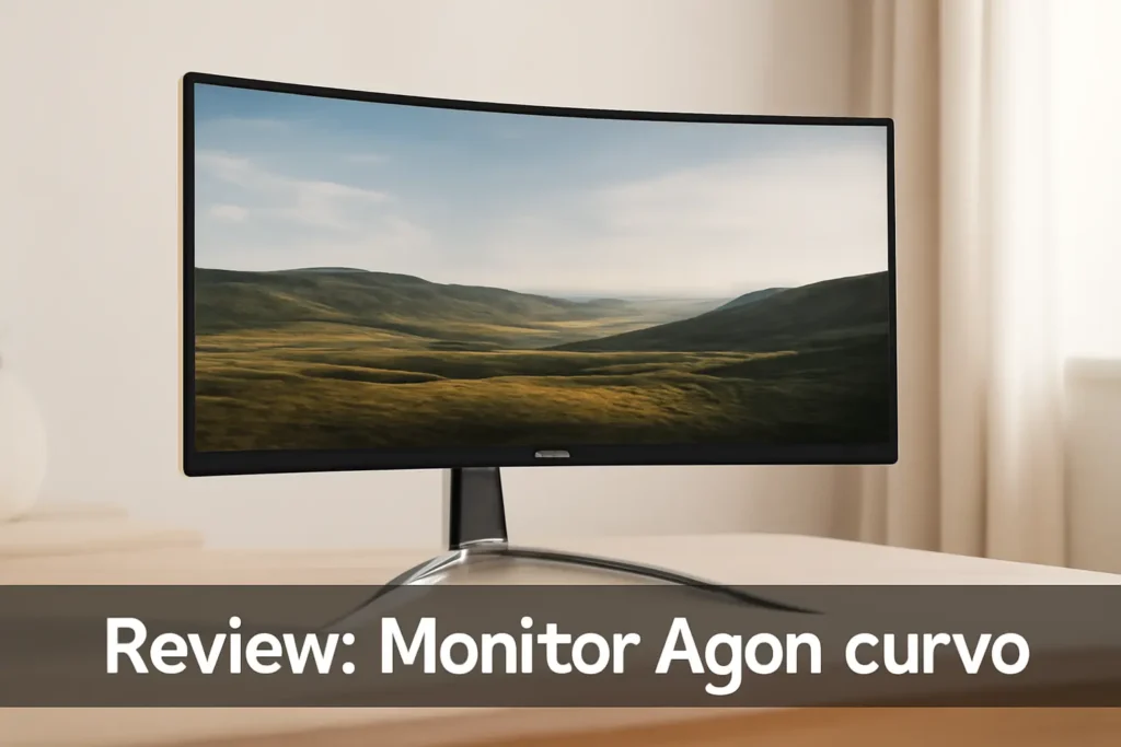 Principais Cinco monitor Agon curvo